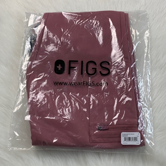 Figs Mauve High-Waisted Zamora Jogger Pants NWT - Picture 6 of 6